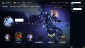 Conta antiga, 192 skins, 64 ícones - League of Legends LOL