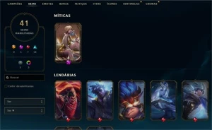 Conta LoL - Evelynn Prestigio / Platina - League of Legends