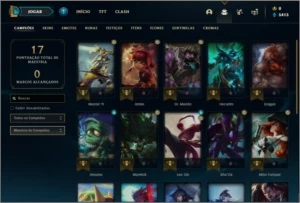 Conta ouro 4 barata com 1 skin e 24 champs - League of Legends LOL