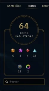 Conta league of legends Platina 2 LOL