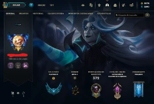 Conta Plat 4 bom mmr 2550 RP - League of Legends LOL