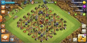 Clash Of Clans - CV10 FULL com poções e livros.