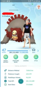 Conta pokemon go lvl 47 com XP para o 50 - Pokémon