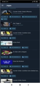 Conta da steam