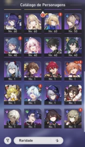 Conta Honkai Star Rail com Saber e skin da firefly FULL ACES - Honkai: Star Rail