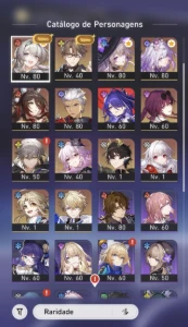 Conta Honkai Star Rail com Saber e skin da firefly FULL ACES - Honkai: Star Rail