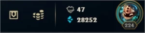 Conta LOL level 224 - Plat 4 - 46 emotes - 223 skin - League of Legends