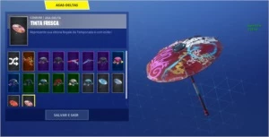 Conta FORTNITE full skins e com passe senson 4