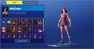 Conta FORTNITE full skins e com passe senson 4