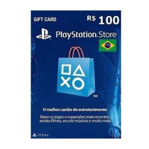 Cartão de Saldo - Playstation Brasileiro - 100 Reais - Gift Cards