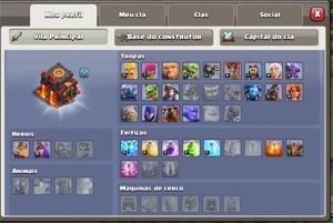 Cv 10, metade já upado - Clash of Clans