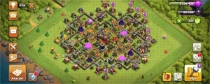 Cv 10, metade já upado - Clash of Clans