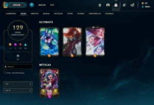 Acc LoL Gold 4, nivel 167+ para a venda! - League of Legends