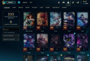 Acc LoL Gold 4, nivel 167+ para a venda! - League of Legends