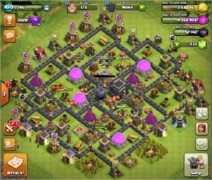 Conta Clash of Clans nivel 100