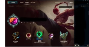 CONTA LEAGUE OF LEGENDS PLATINA 3 LOL