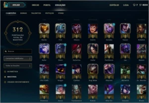 CONTA LEAGUE OF LEGENDS PLATINA 3 LOL
