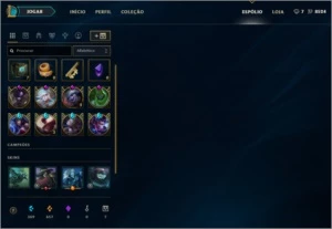 CONTA LEAGUE OF LEGENDS PLATINA 3 LOL