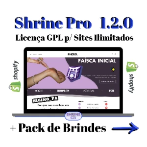 Tema Shrine Pro + Atualizações e Bônus