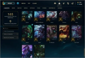 Conta prata 1 com 12 skins e 62 champs - League of Legends LOL