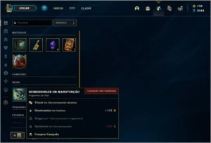 Conta prata 1 com 12 skins e 62 champs - League of Legends LOL