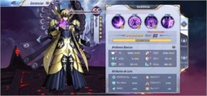 CONTA SAINT SEIYA Awakening LVL 70 - A19 SSA