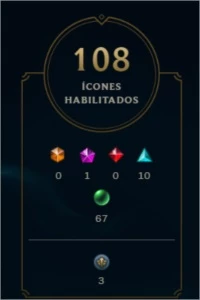 CONTA LOL: COM 34 SKINS - 73 CHAMPIONS - BORDA PLATINA - League of Legends