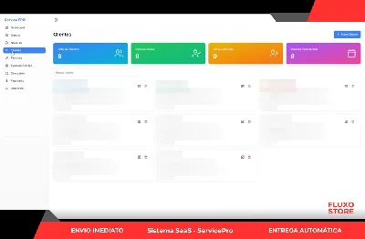 Sistema SaaS - ServicePro V1.8 - Sites, Lojas e Sistemas Prontos Sites e Scripts