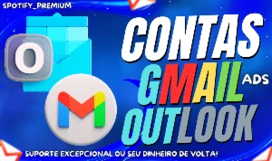 Contas Gmail e Outlook | Novas e Antigas | Google ADS | - Outros