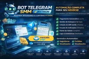 Bot Telegram Smm Python 2026 Atualizado! - Outros