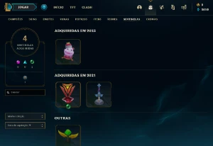 Conta DIAMANTE 4 | 70% Win - Lol (League Of Legends) Elomoon
