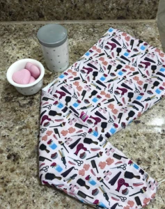 Toalha Artesanal para Cabelo - 22 x 60 cm - Artesanato e Personalizados