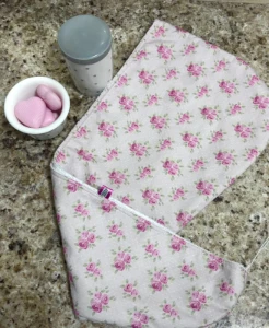 Toalha Artesanal para Cabelo - 22 x 60 cm - Artesanato e Personalizados