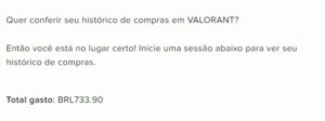 Conta Imortal 120pts, atos radiantes e 700r$ em skin - Valorant