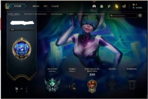 Conta platina 1 league of legends LOL