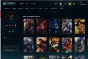 Conta platina 1 league of legends LOL