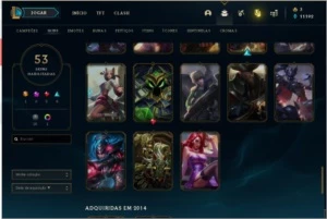Conta platina 1 league of legends LOL