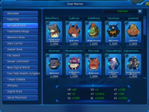 Conta Digimon Masters Online NADMO - Servidor Alphamon