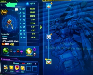 Conta Digimon Master LADMO Alpha - end game - 6 SSS+ - Digimon Masters Online