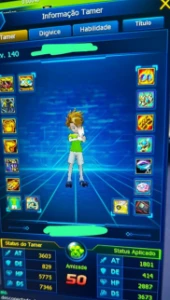 Conta Digimon Master LADMO Alpha - end game - 6 SSS+ - Digimon Masters Online