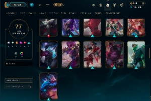 conta lol MESTRE 65 pdl  mmr bom 77 skins FULL CHAMP 105K EA