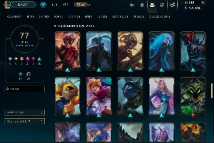 conta lol MESTRE 65 pdl  mmr bom 77 skins FULL CHAMP 105K EA - League of Legends
