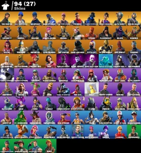 CONTA FORTNITE 94 SKINS | CEIFADOR | MINTY | STW OG | 2500VB