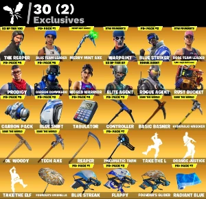 CONTA FORTNITE 94 SKINS | CEIFADOR | MINTY | STW OG | 2500VB