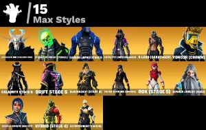 CONTA FORTNITE 94 SKINS | CEIFADOR | MINTY | STW OG | 2500VB