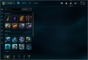 CONTA LOL COM 1K DE RP, SKIN ULTIMATE E PONTOS DE PRESTÍGIO - League of Legends