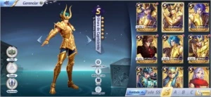 Saint Seiya Awakening - CONTA LVL 56 Servidor A22-Sagitta SSA