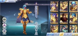 Saint Seiya Awakening - CONTA LVL 56 Servidor A22-Sagitta SSA