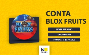 Conta Blox Fruits - Level Máx + Godhuman - Roblox