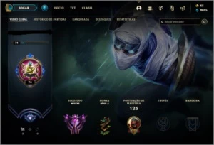 Conta LOL - Mestre acabei com skins ganhando 18 pdl - League of Legends